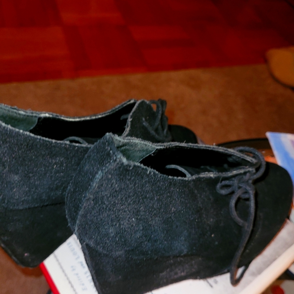 Black Suede Heels